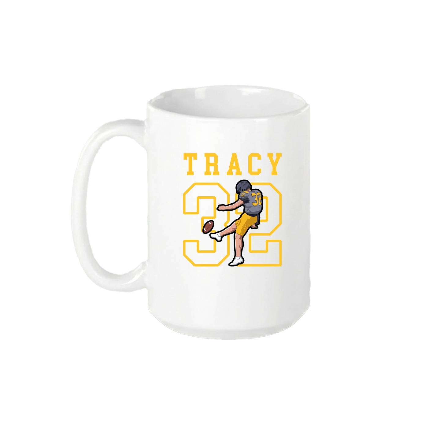 15oz Coffee Mug — Shirsey in White