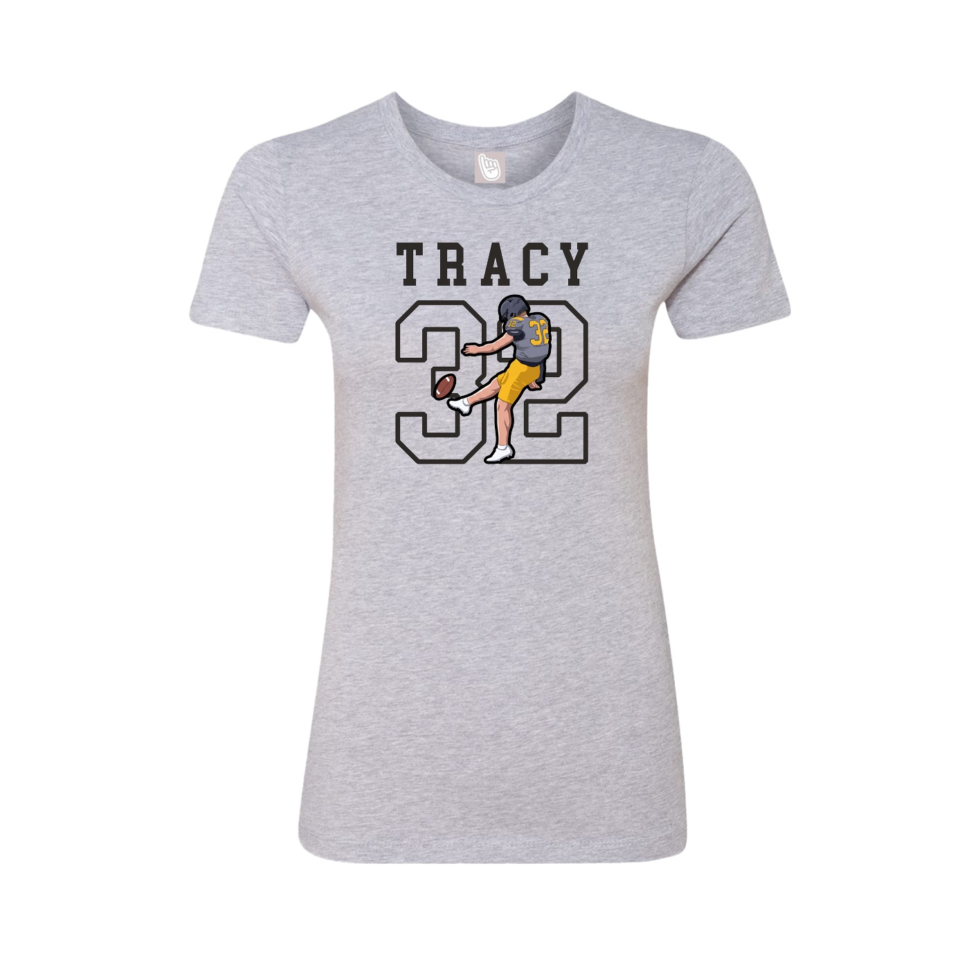 Fitted Women's Tee — Shirsey in Grey