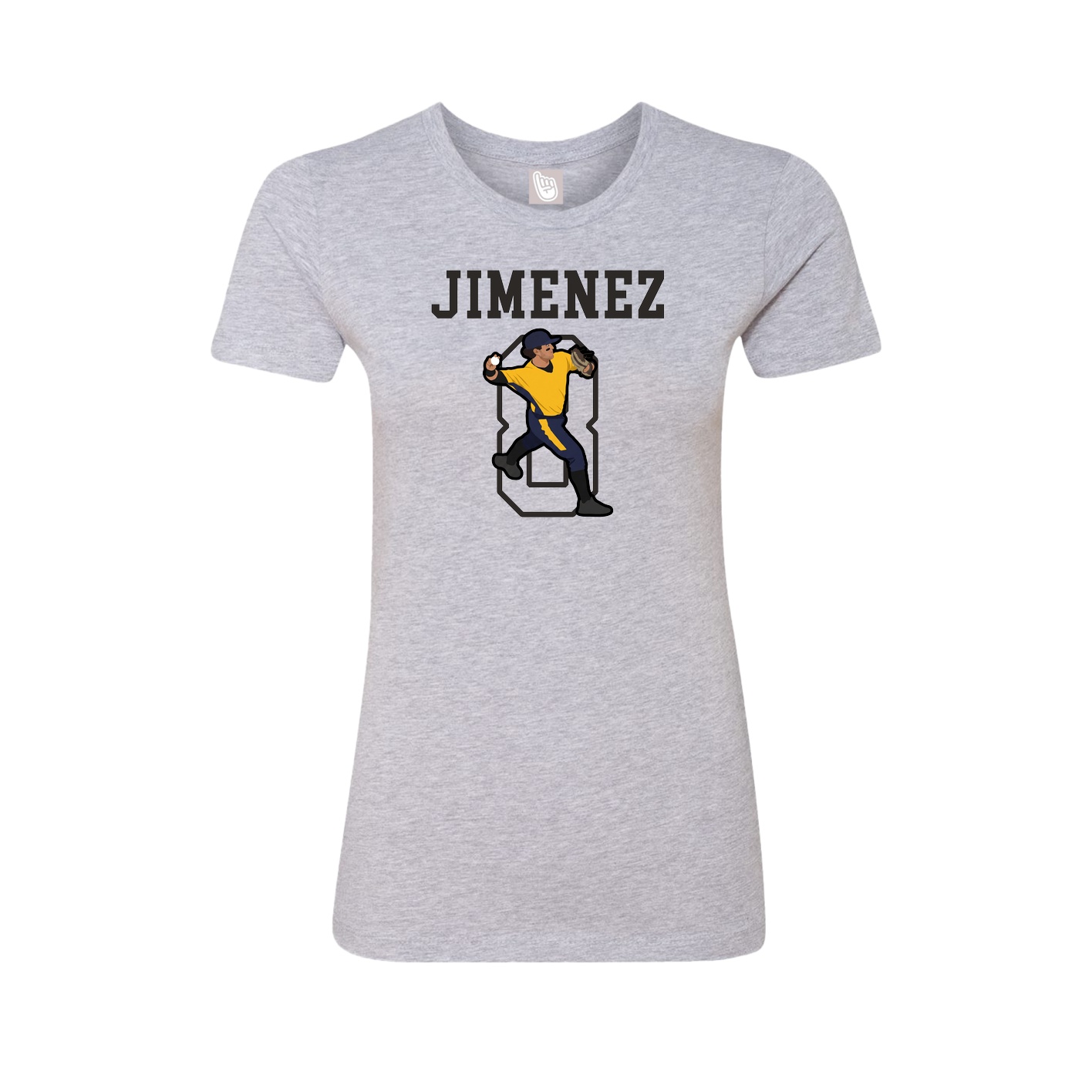 Fitted Women's Tee — Shirsey in Grey