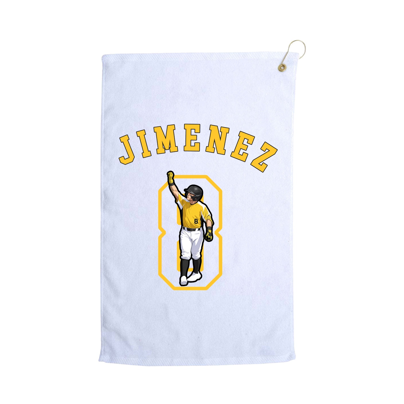 Golf Towel — Shirsey Arch in White