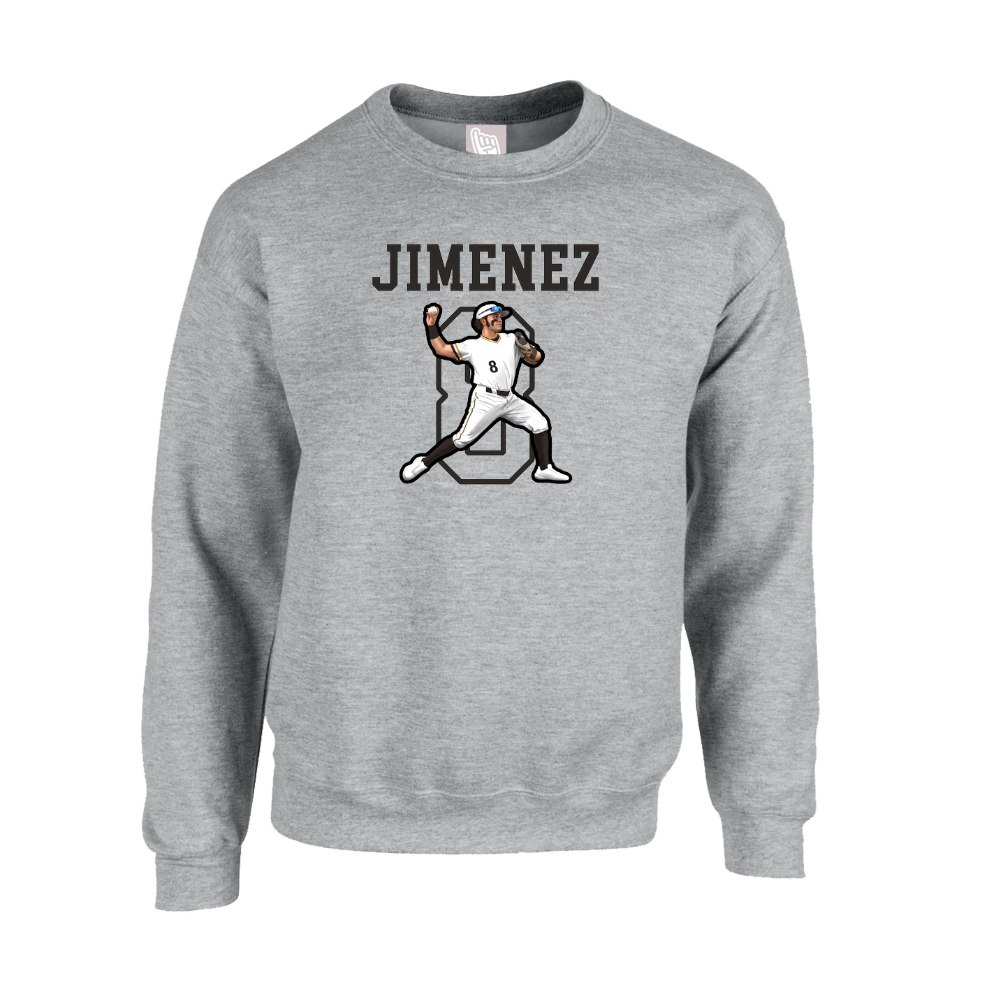 Fleece Crew — Shirsey in Grey