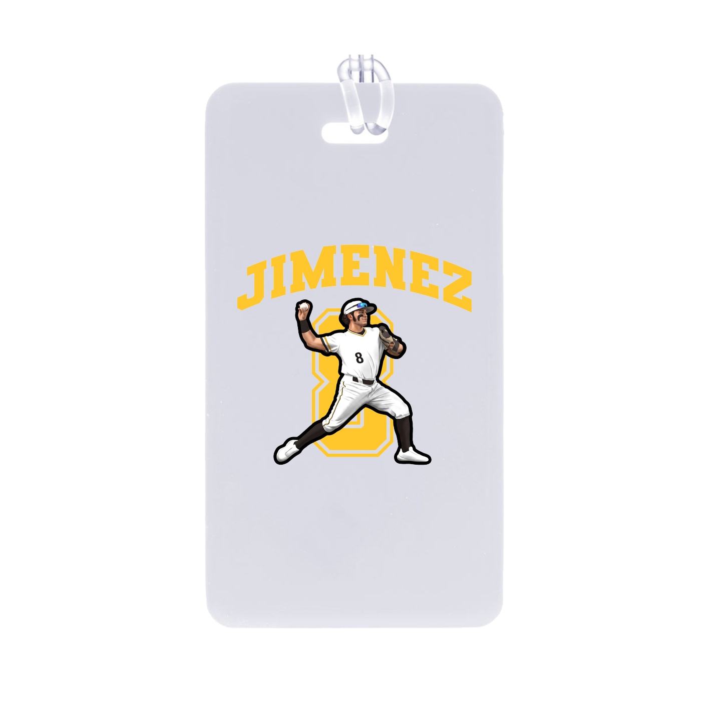 Bag Tag — Number in Classic