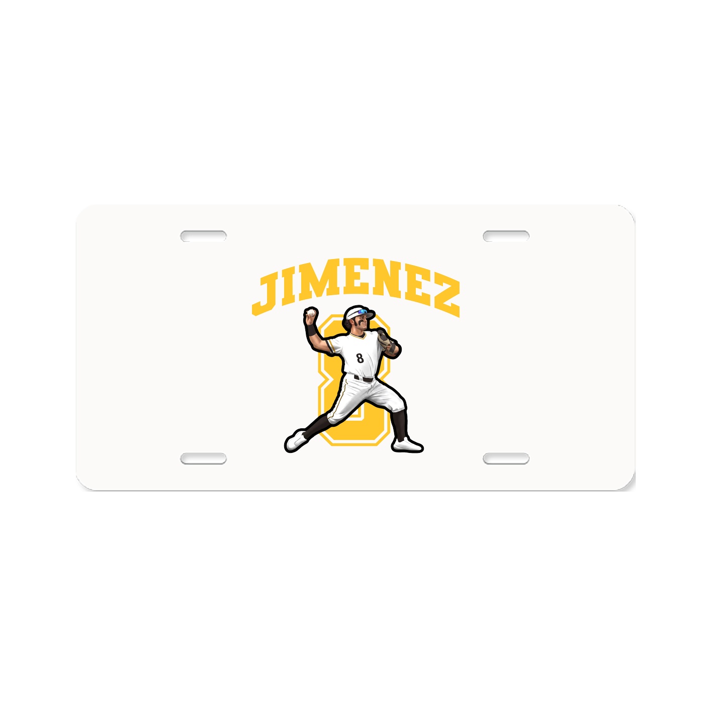 License Plate — Number in Classic