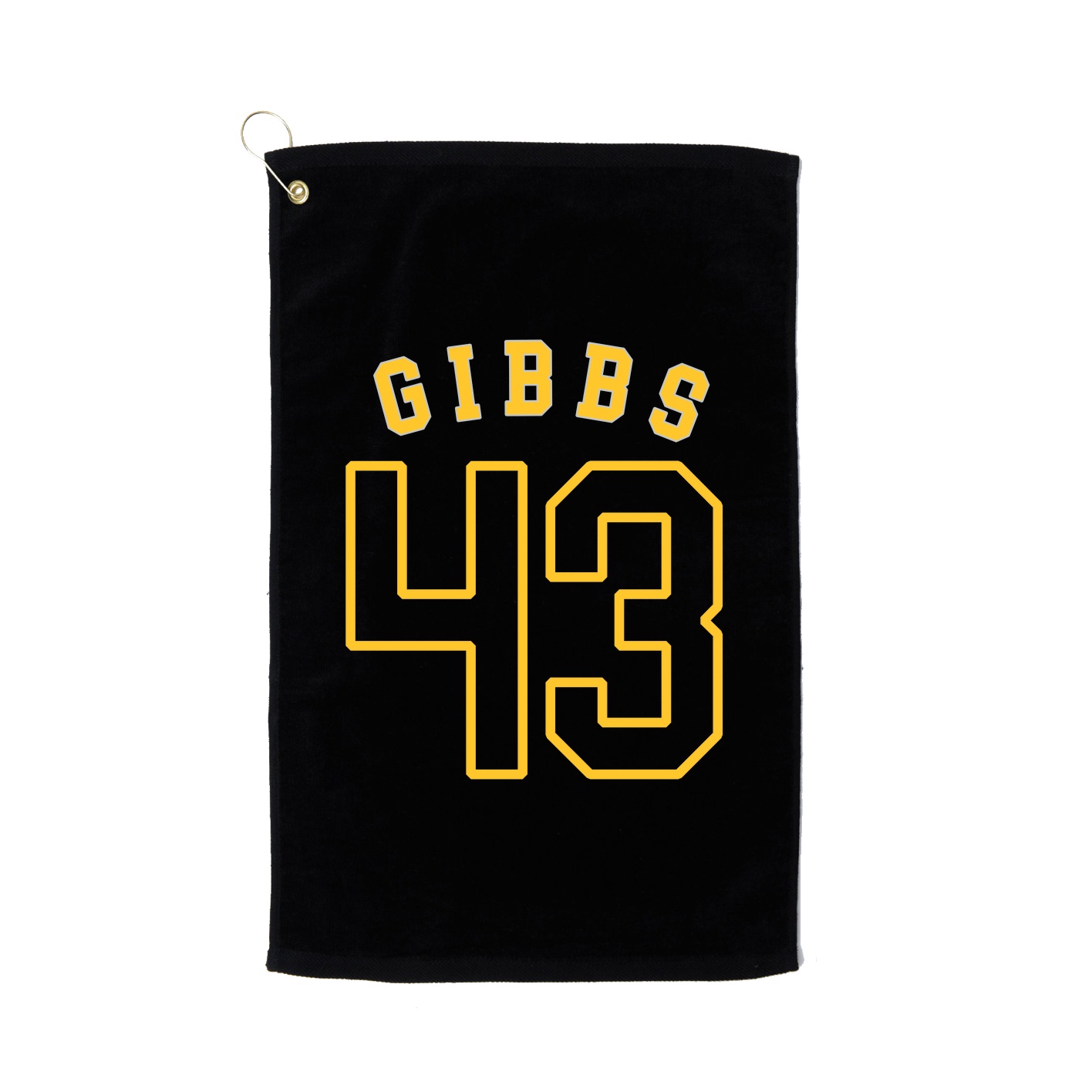 Golf Towel — Shirsey Arch in Black