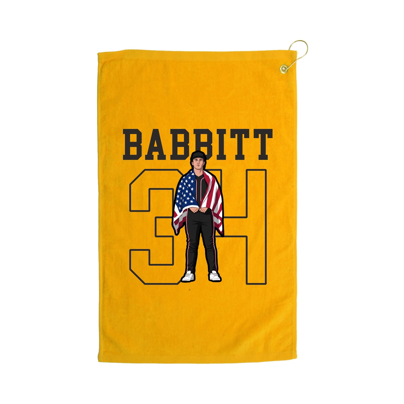Golf Towel — Shirsey in Gold