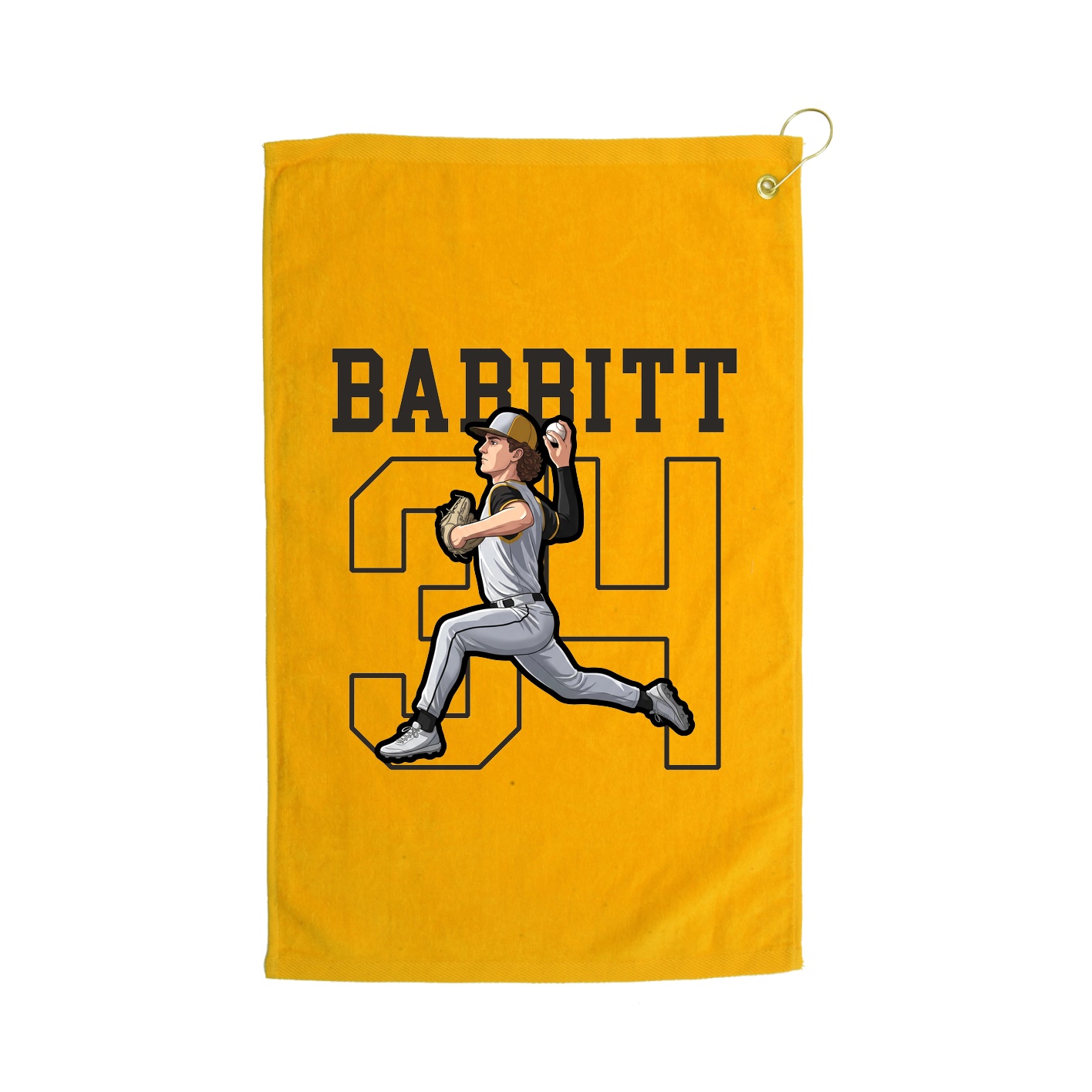 Golf Towel — Shirsey in Gold