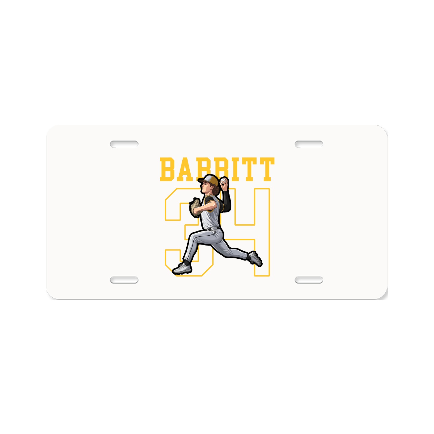 License Plate — Shirsey in Classic
