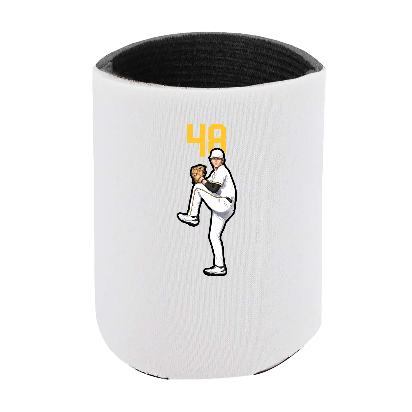 Can Holder — Number Top in White