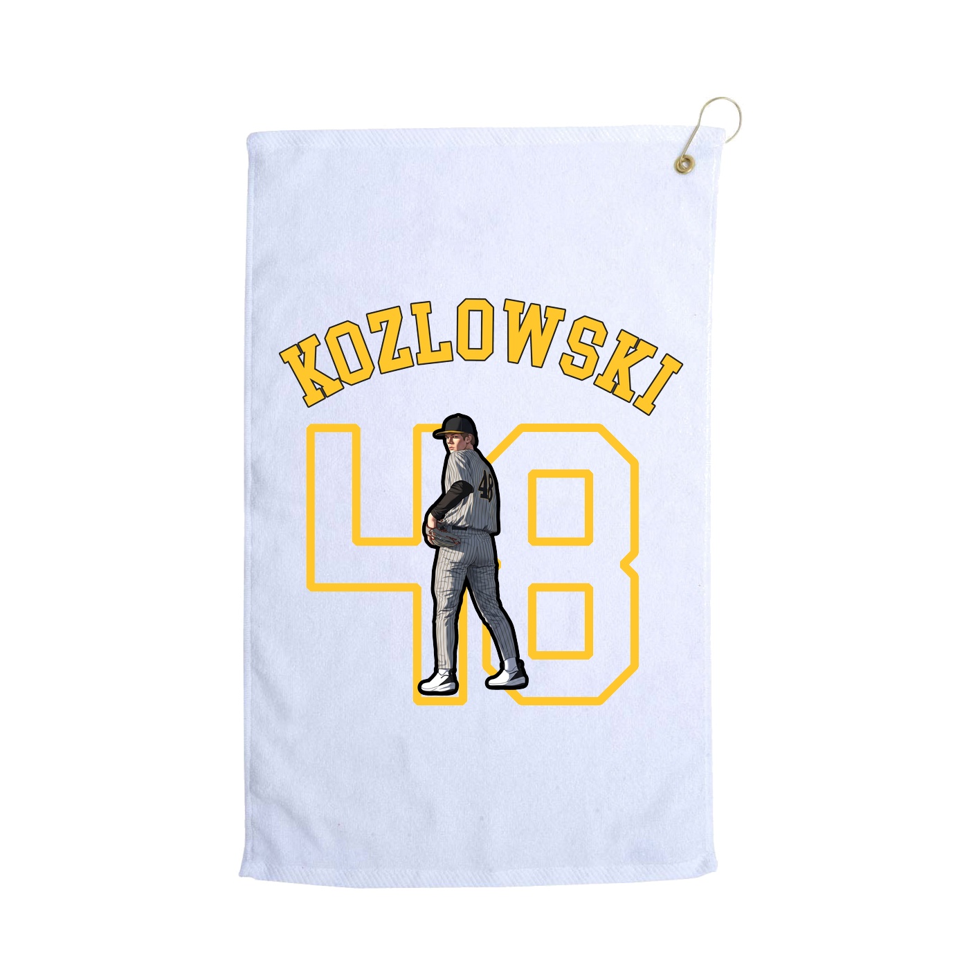 Golf Towel — Shirsey Arch in White