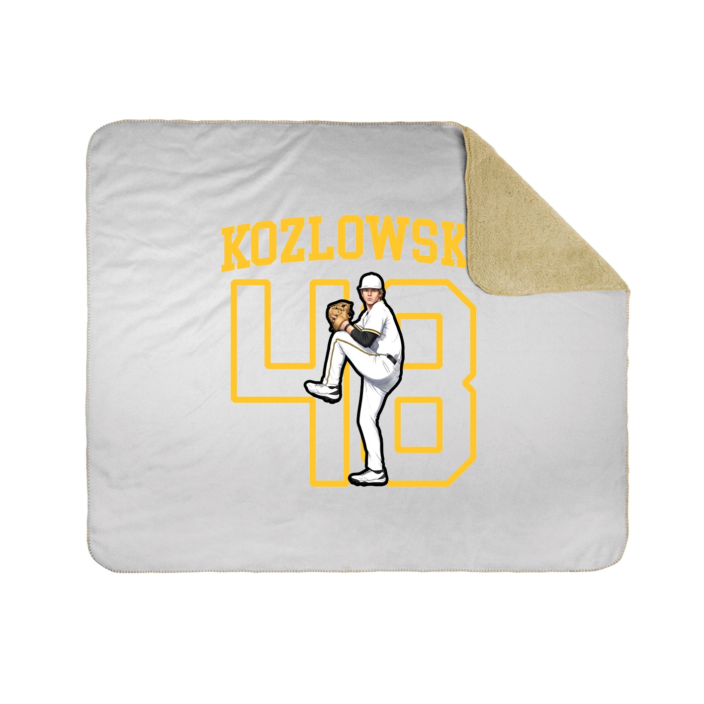 Throw Blanket — Shirsey in White