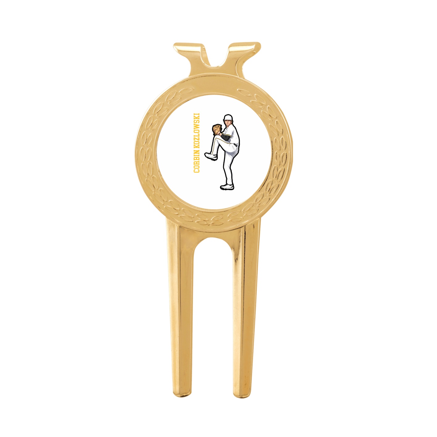 Divot Tool with Ball Marker — Name Vertical in Classic