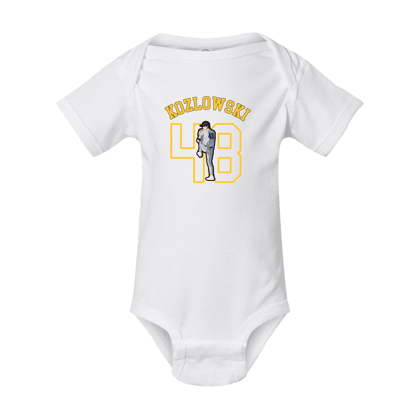 Baby Onesie — Shirsey Arch in White