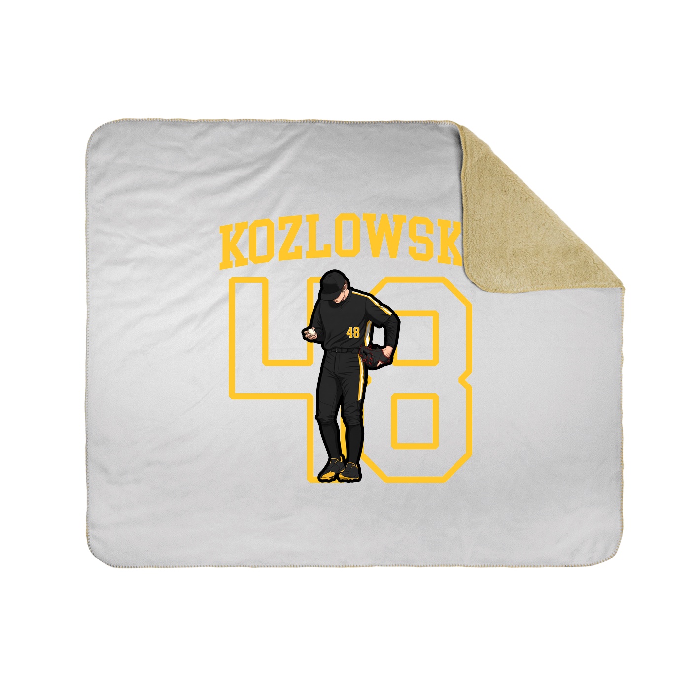Throw Blanket — Shirsey in White