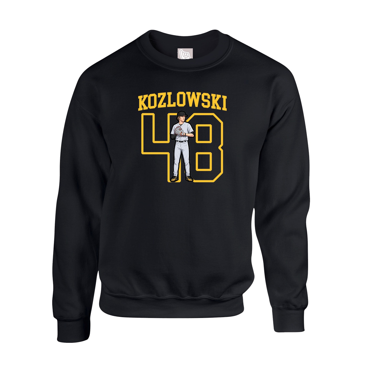 Fleece Crew — Shirsey in Black