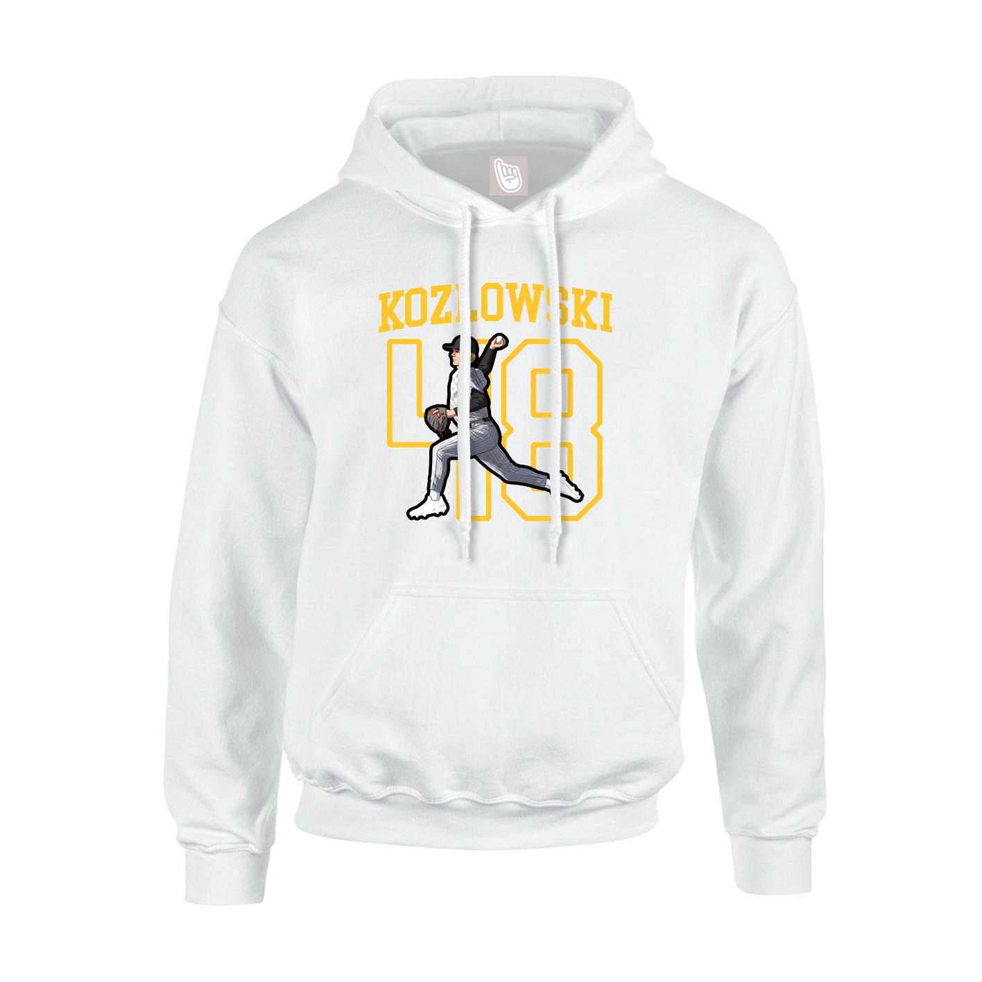 Hoodie — Shirsey in White