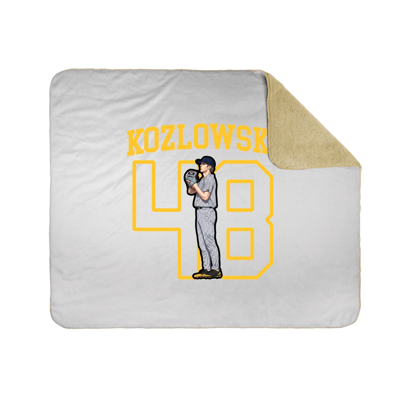 Throw Blanket — Shirsey in White