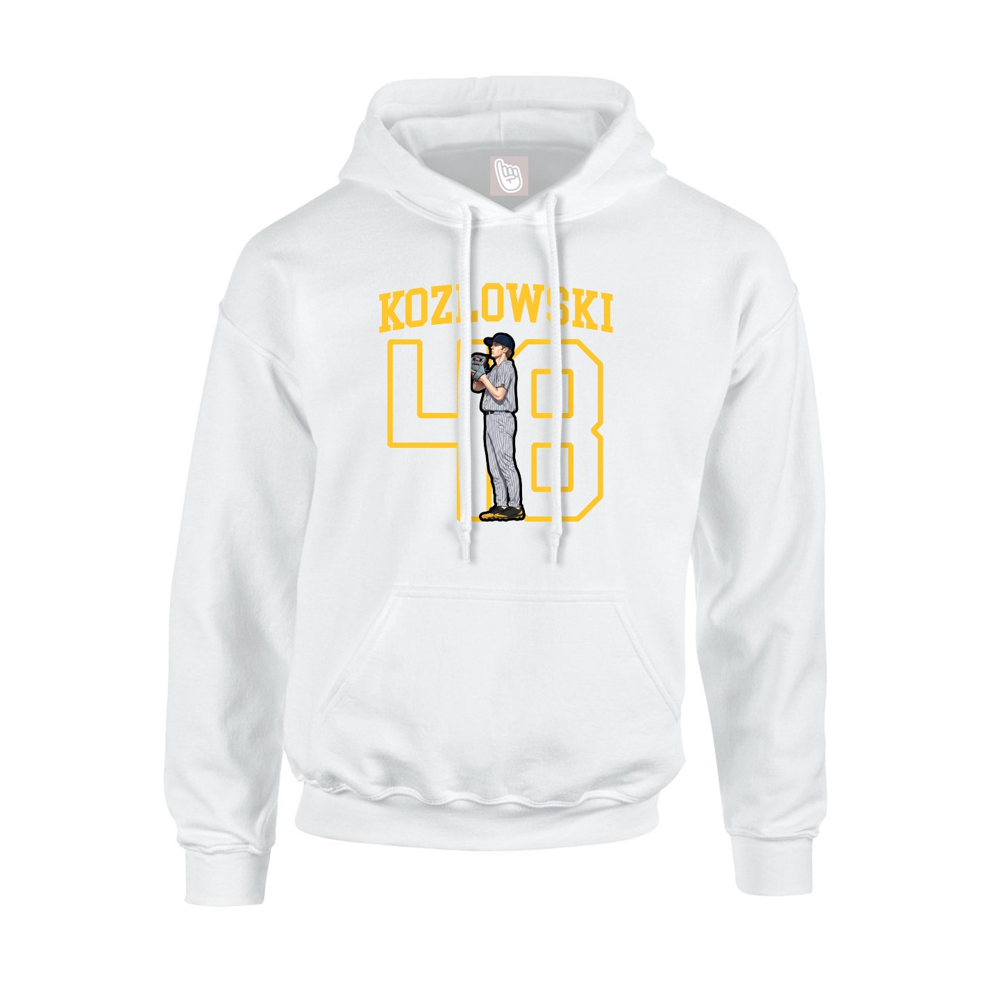 Youth Hoodie — Shirsey in White