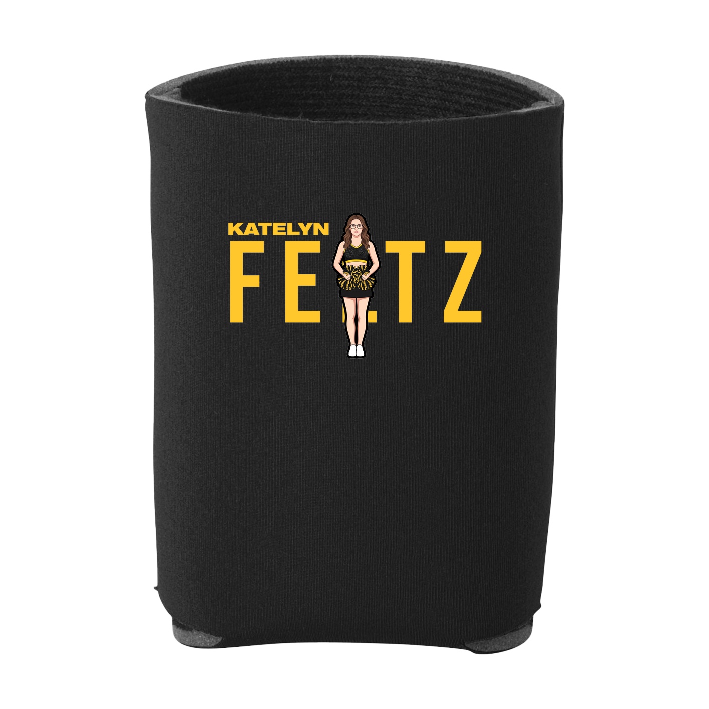 Can Holder — Player Name in Black