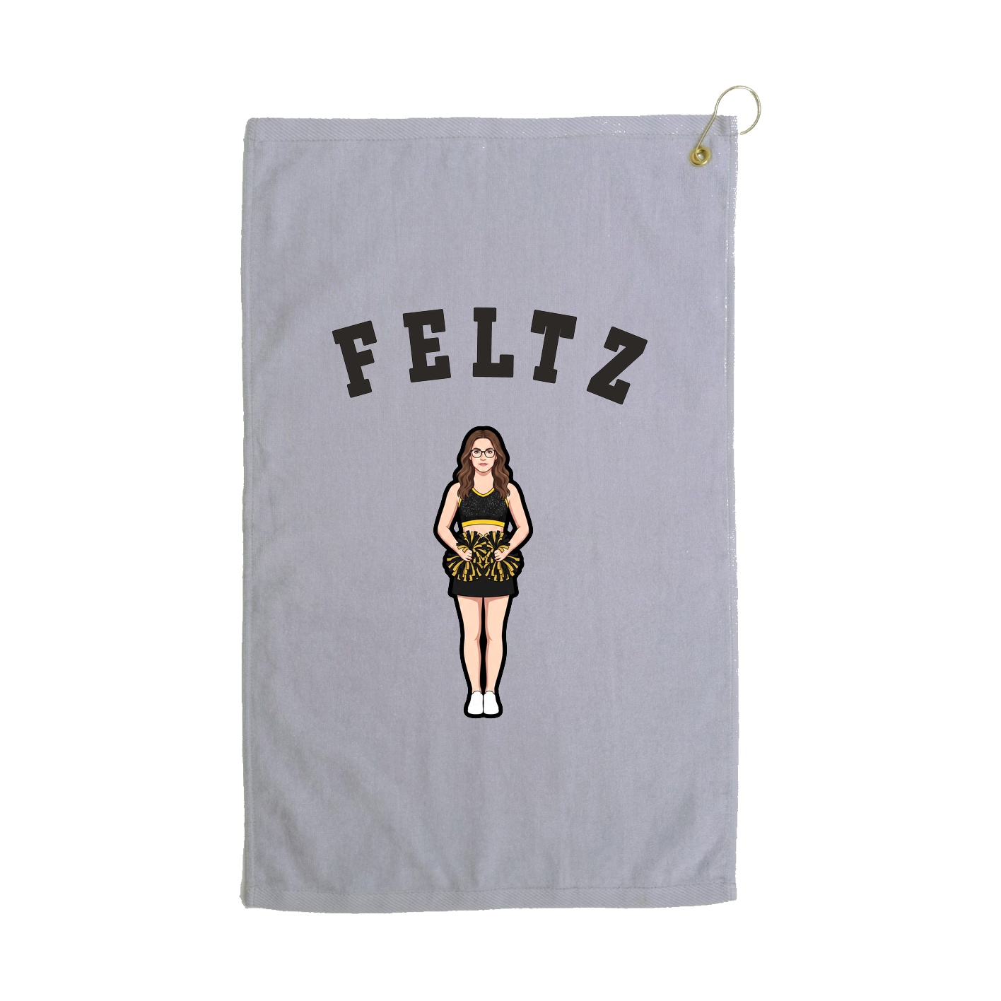 Golf Towel — Shirsey Arch in Grey