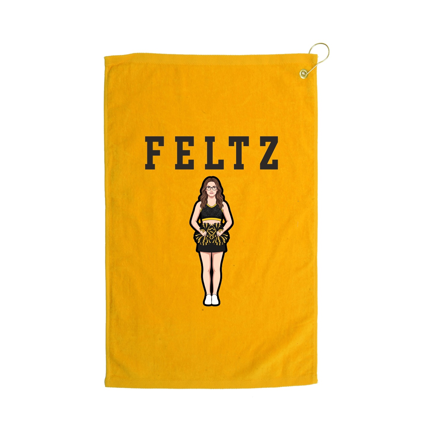 Golf Towel — Shirsey in Gold