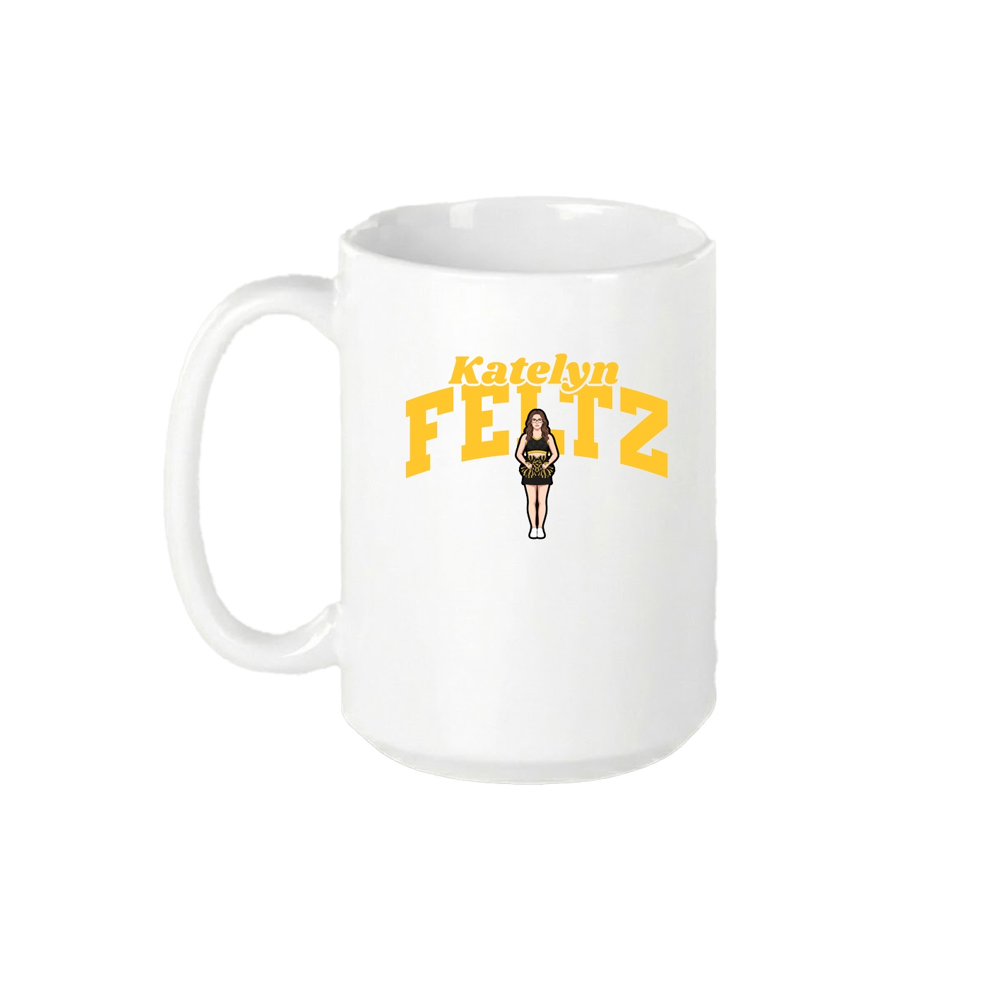 15oz Coffee Mug — Signature Arch in White