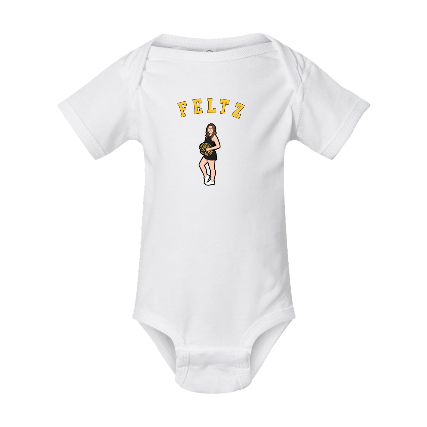 Baby Onesie — Shirsey Arch in White