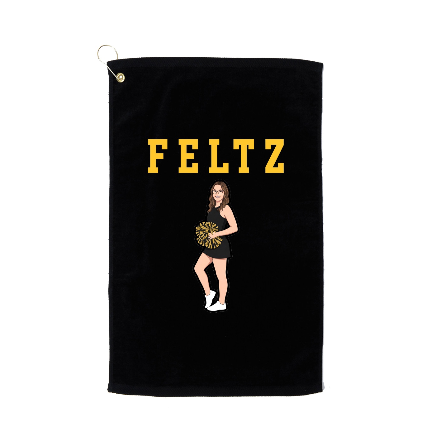Golf Towel — Shirsey in Black