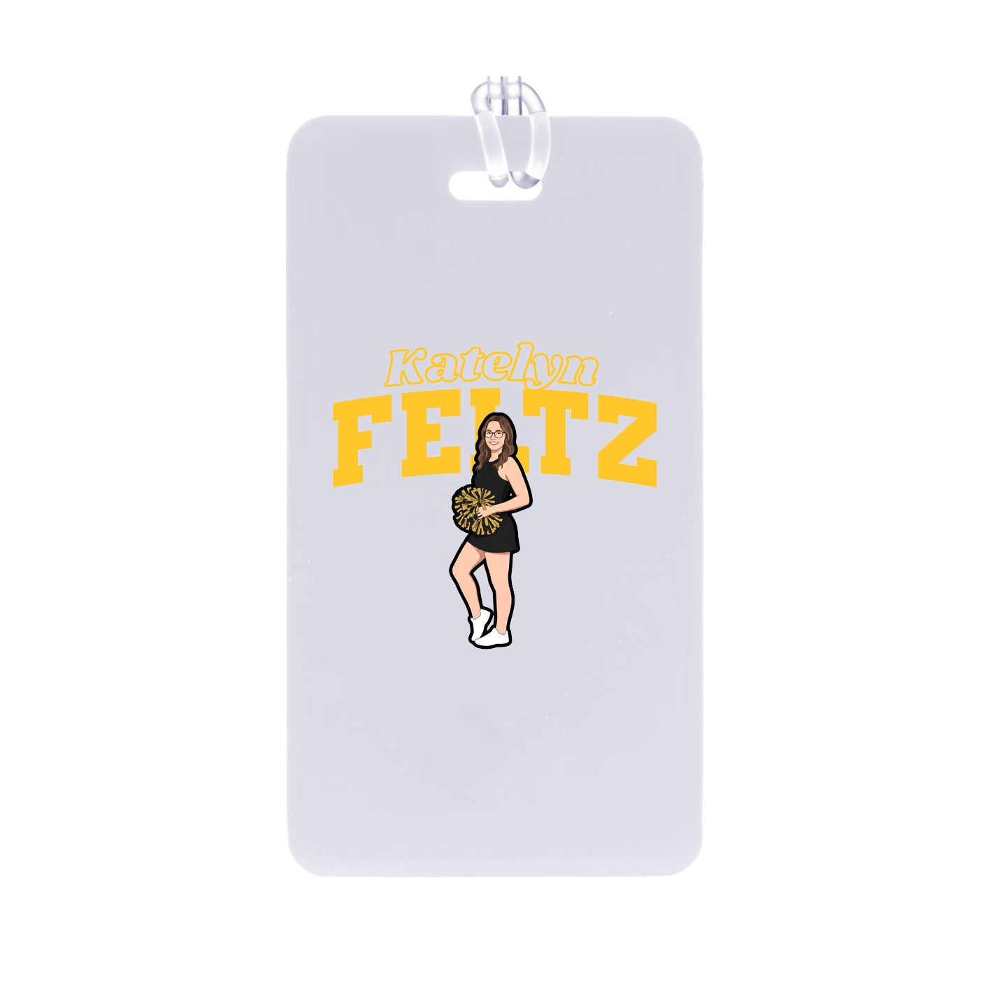 Bag Tag — Name Arch in Classic