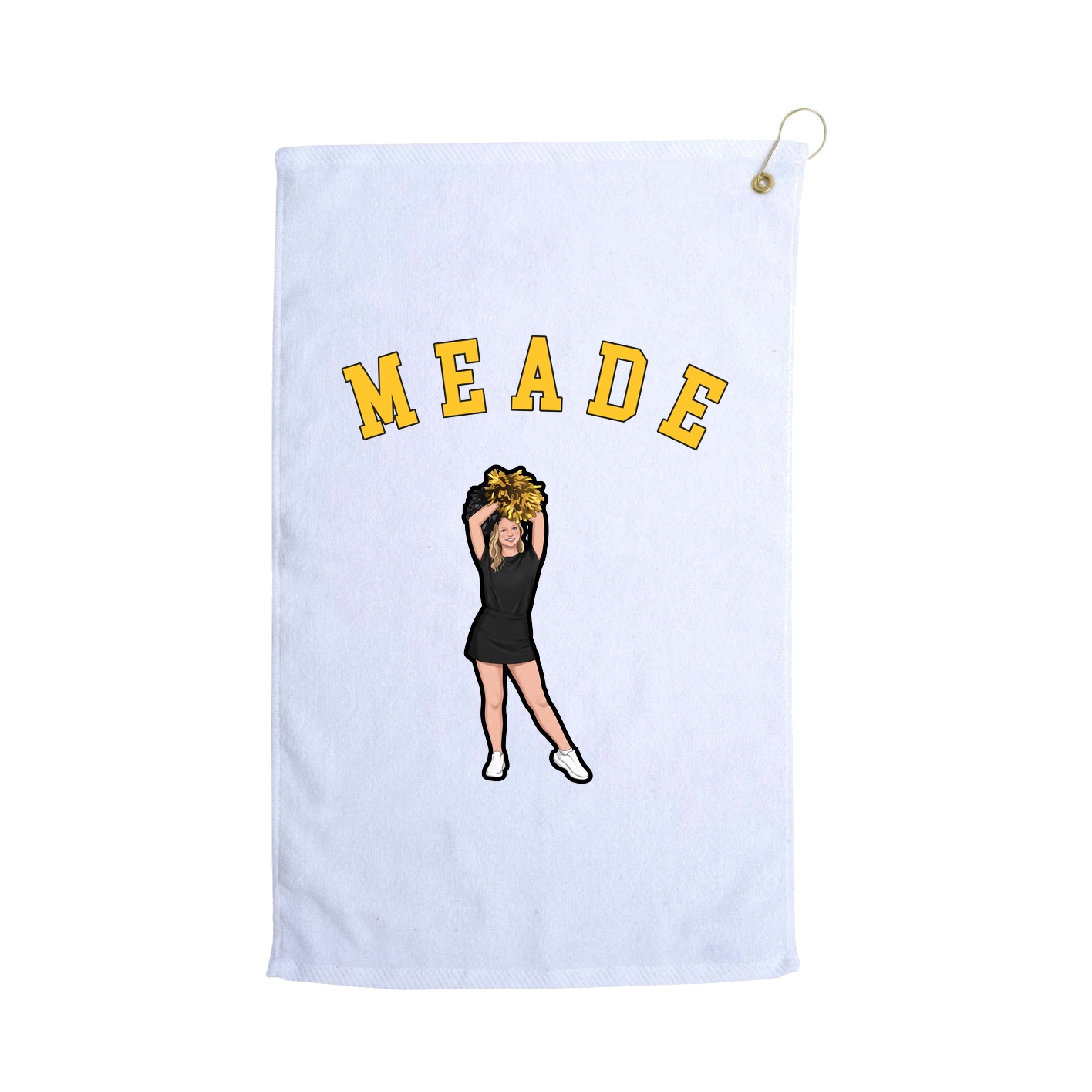 Golf Towel — Shirsey Arch in White