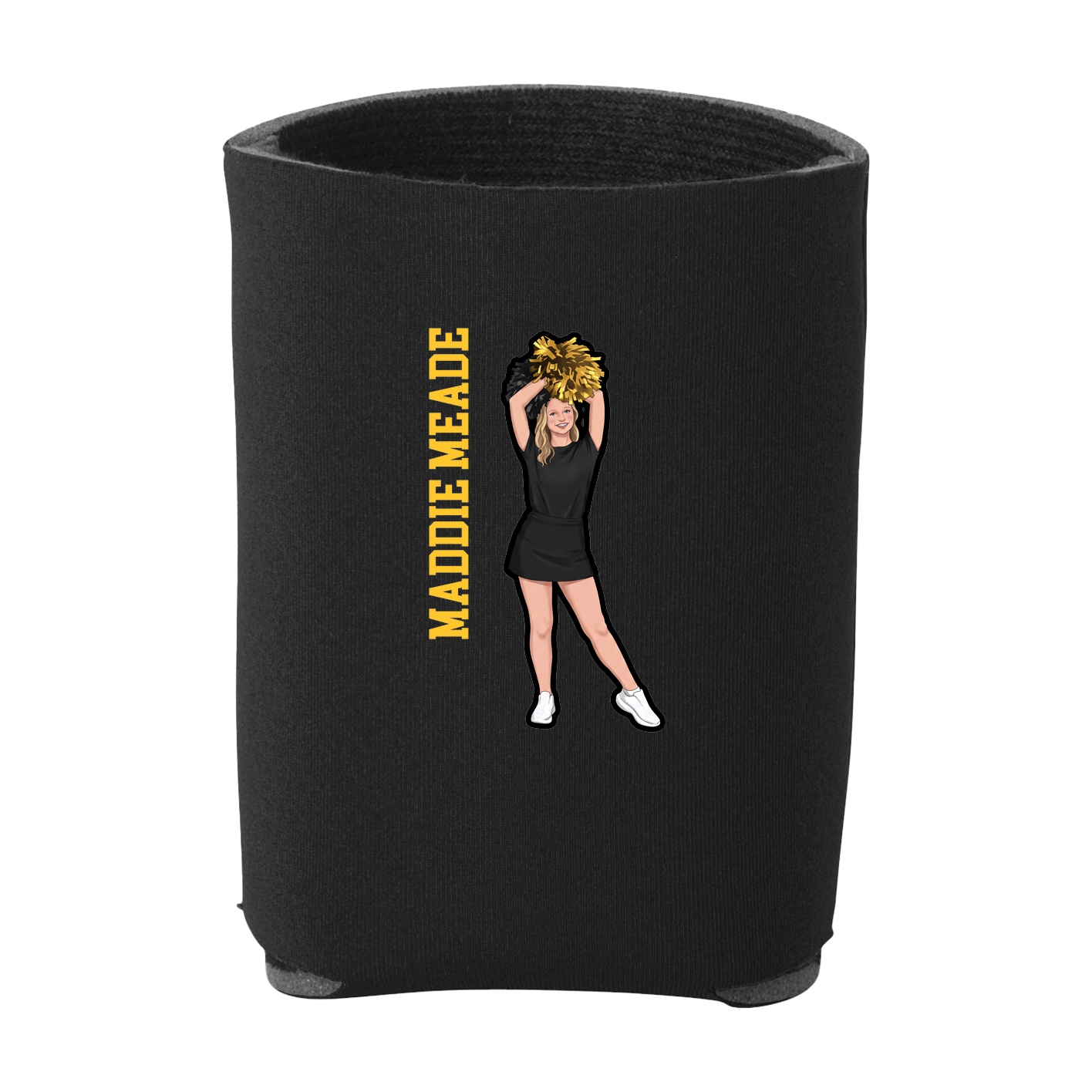 Can Holder — Name Vertical in Black