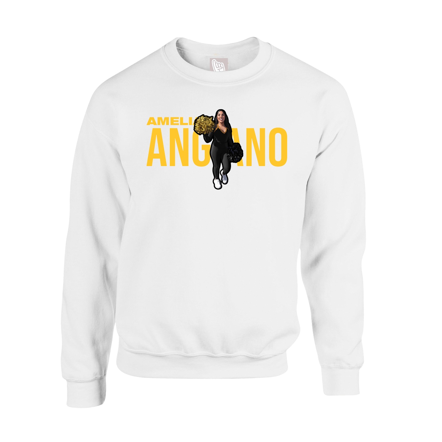 Fleece Crew — Player Name in White