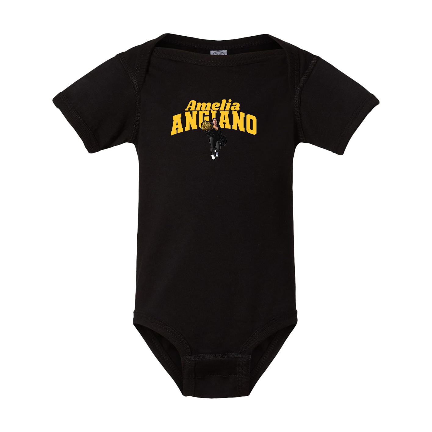 Baby Onesie — Signature Arch in Black