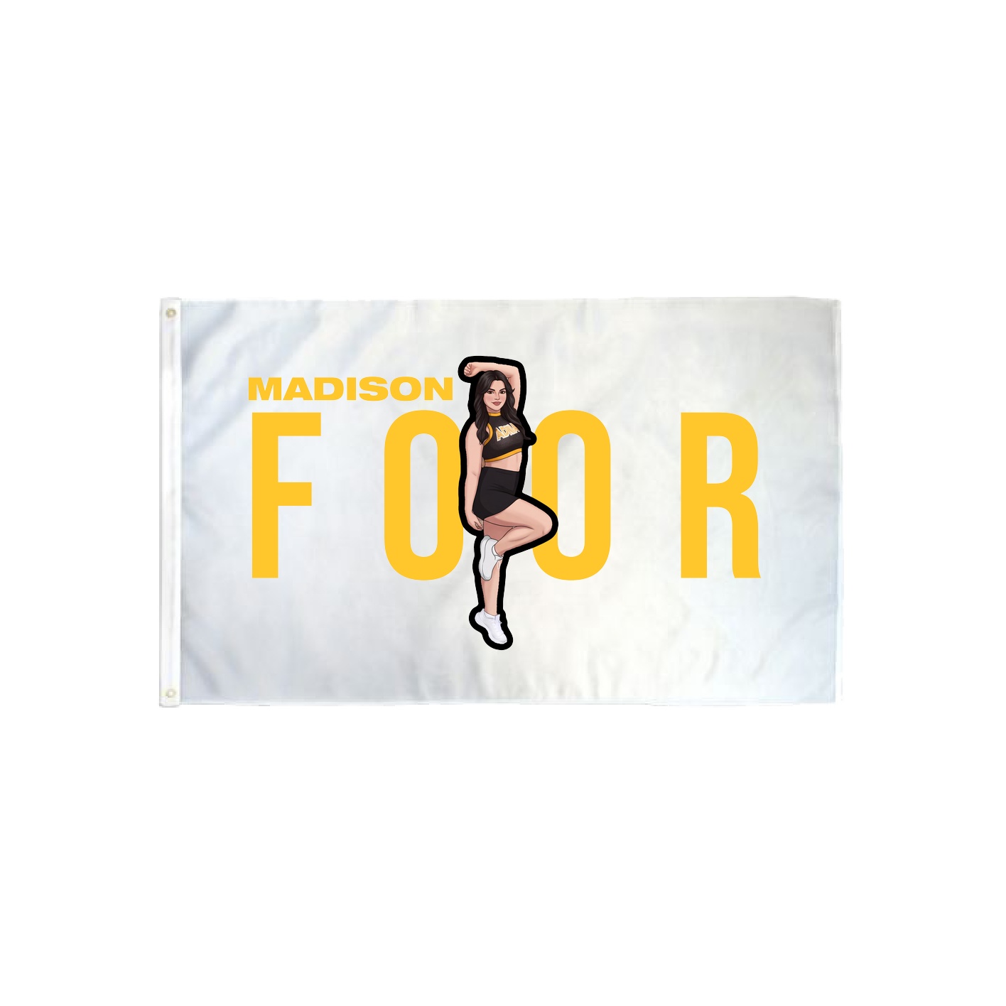 3x5 Flag — Player Name in Classic