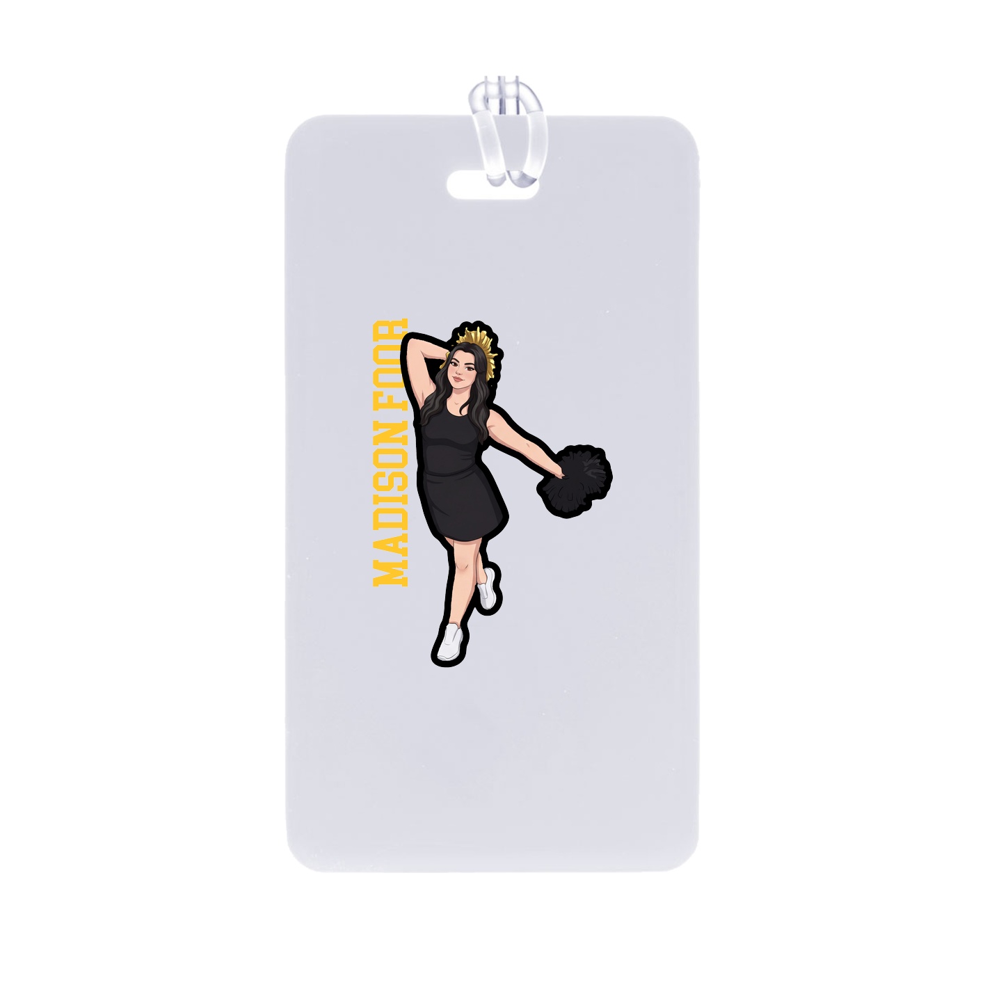 Bag Tag — Name Vertical in Classic