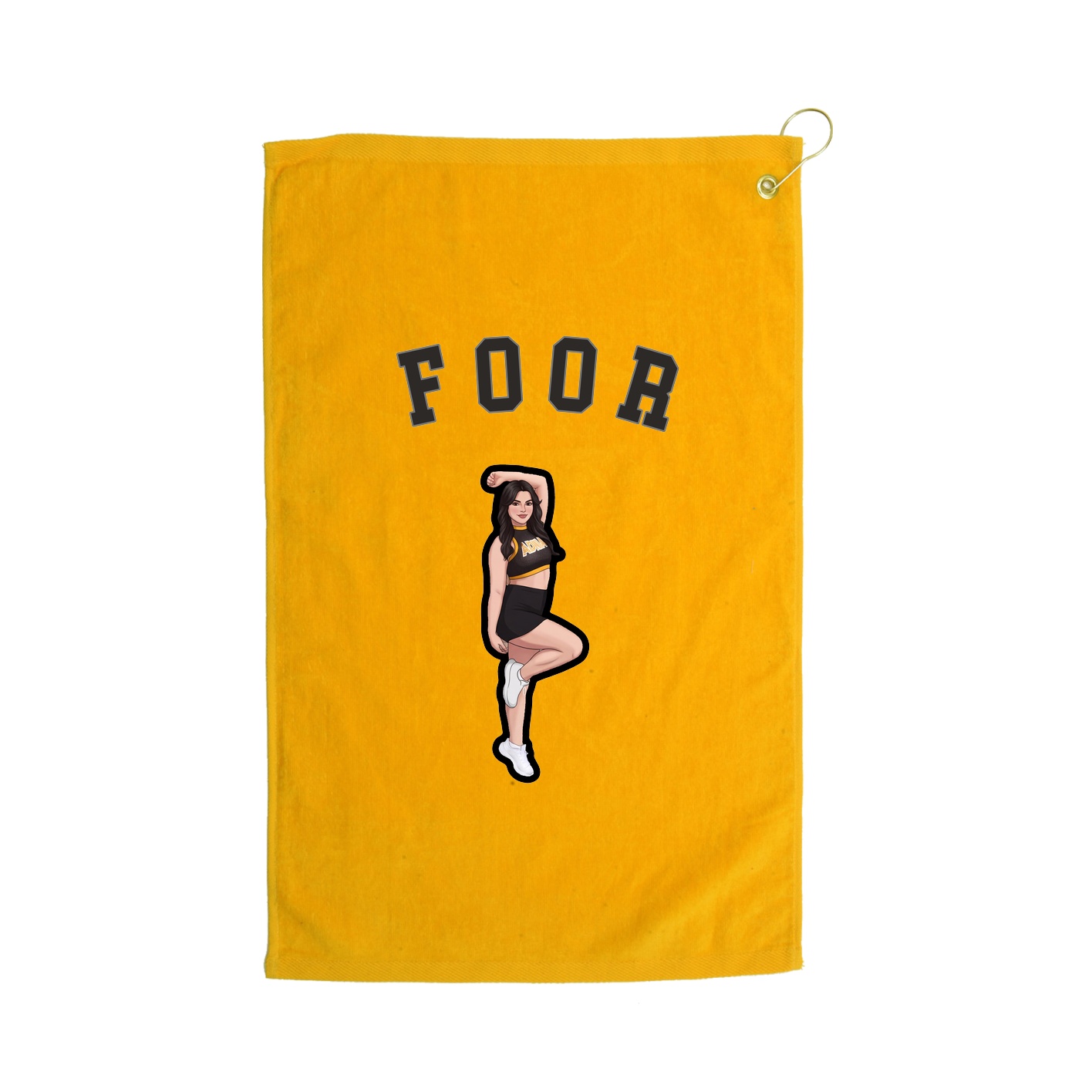 Golf Towel — Shirsey Arch in Gold