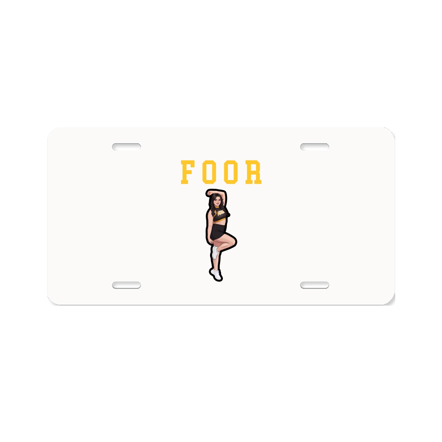 License Plate — Shirsey in Classic