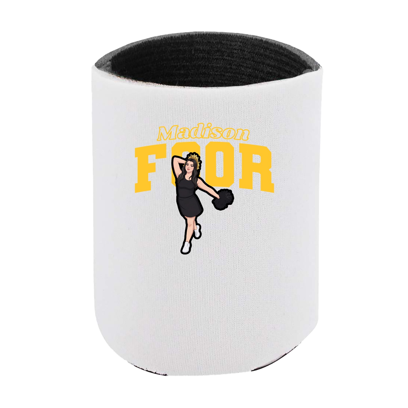 Can Holder — Name Arch in White