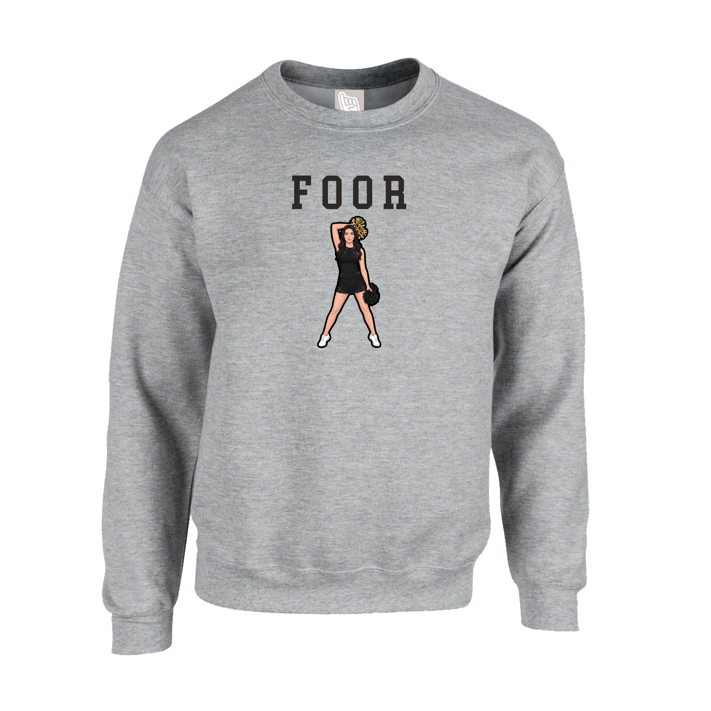 Fleece Crew — Shirsey in Grey