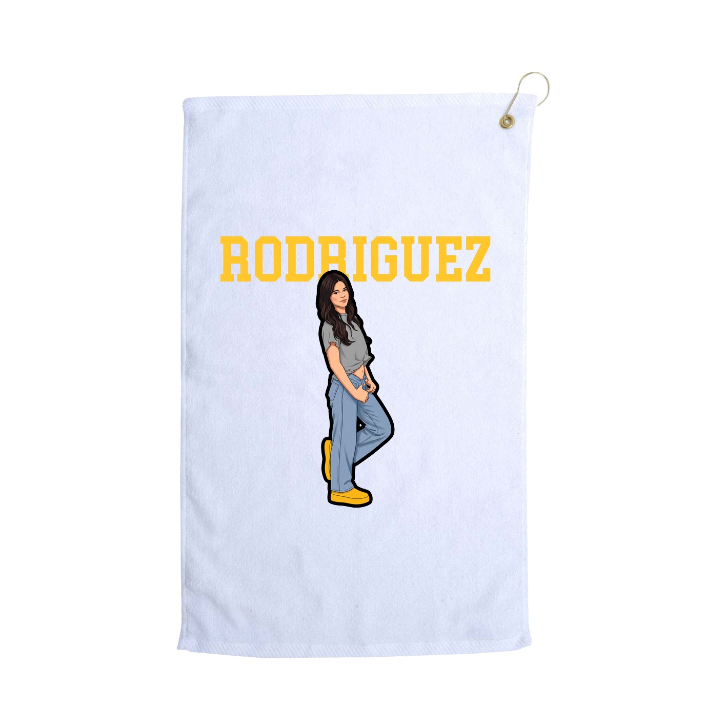 Golf Towel — Shirsey in White