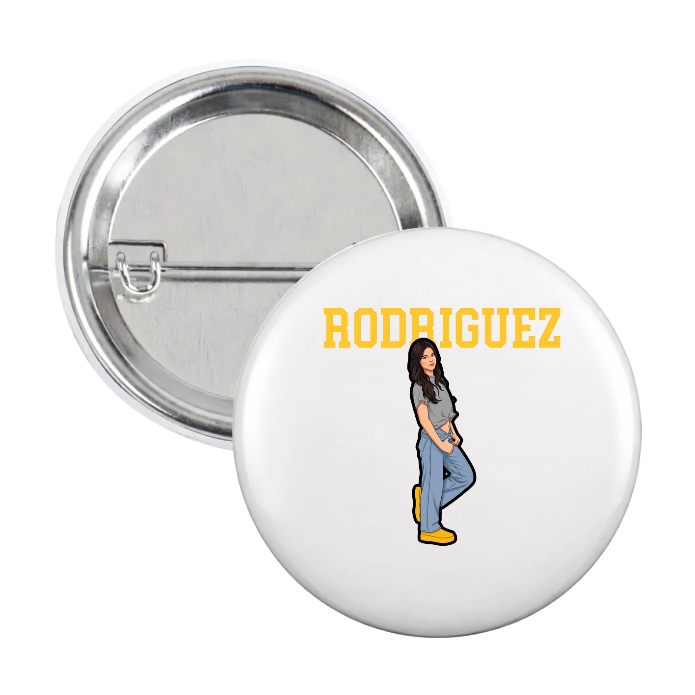 Game Day Button — Shirsey in White