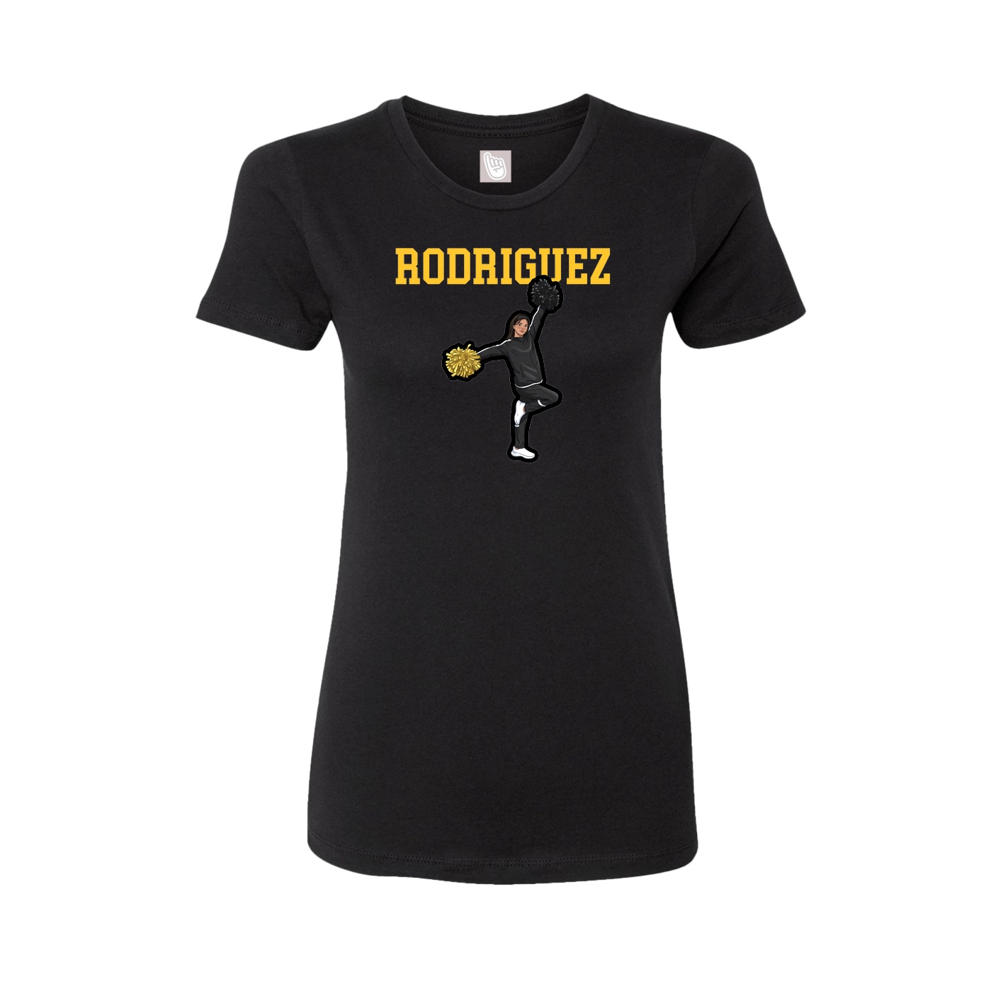 Fitted Women's Tee — Shirsey in Black