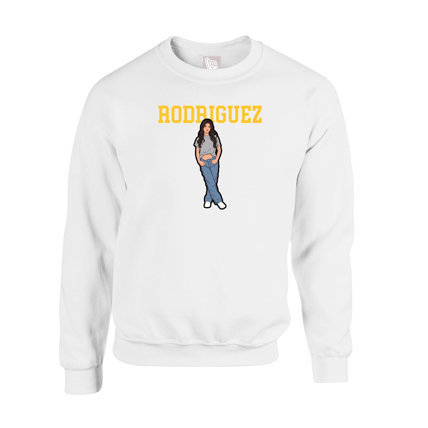 Fleece Crew — Shirsey in White