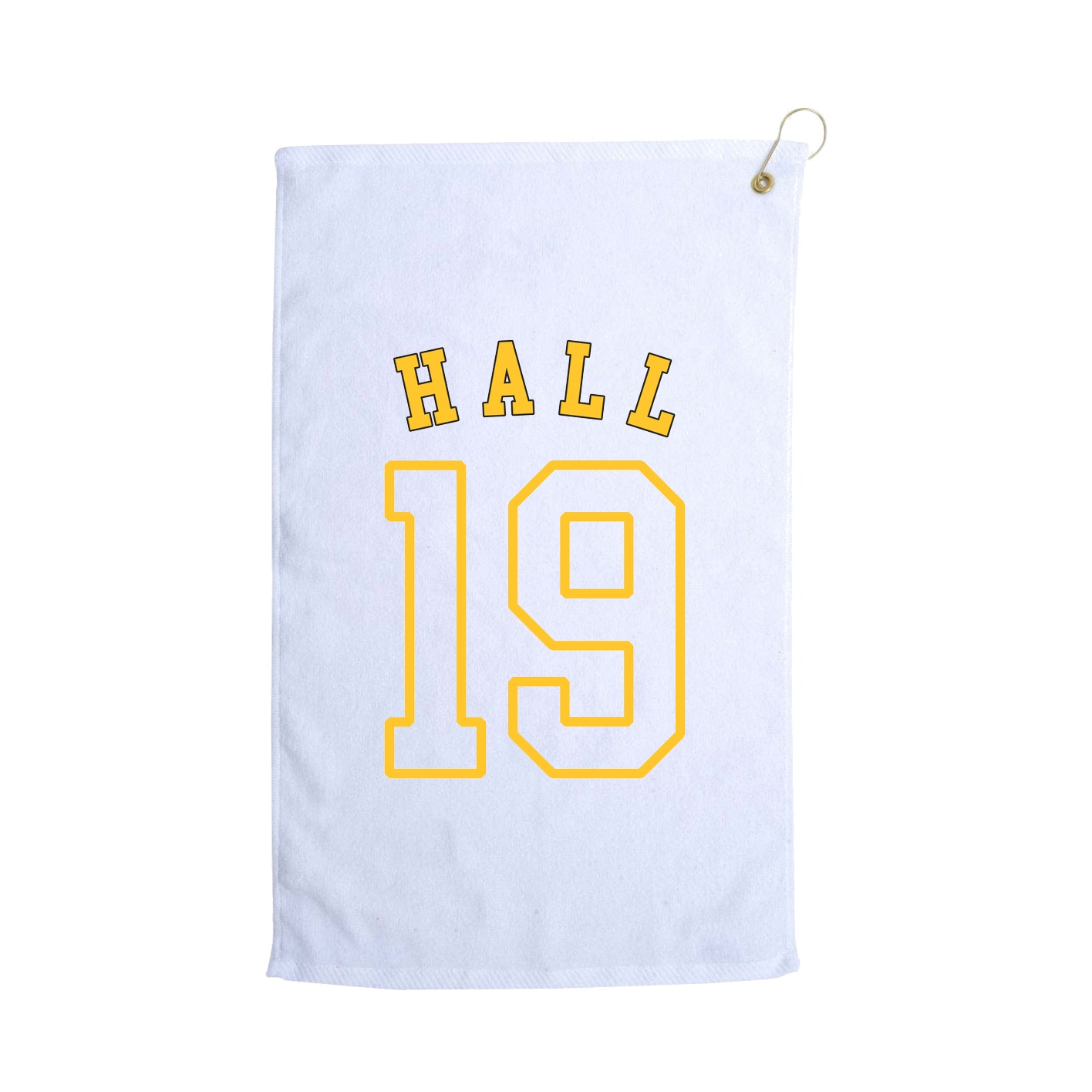 Golf Towel — Shirsey Arch in White