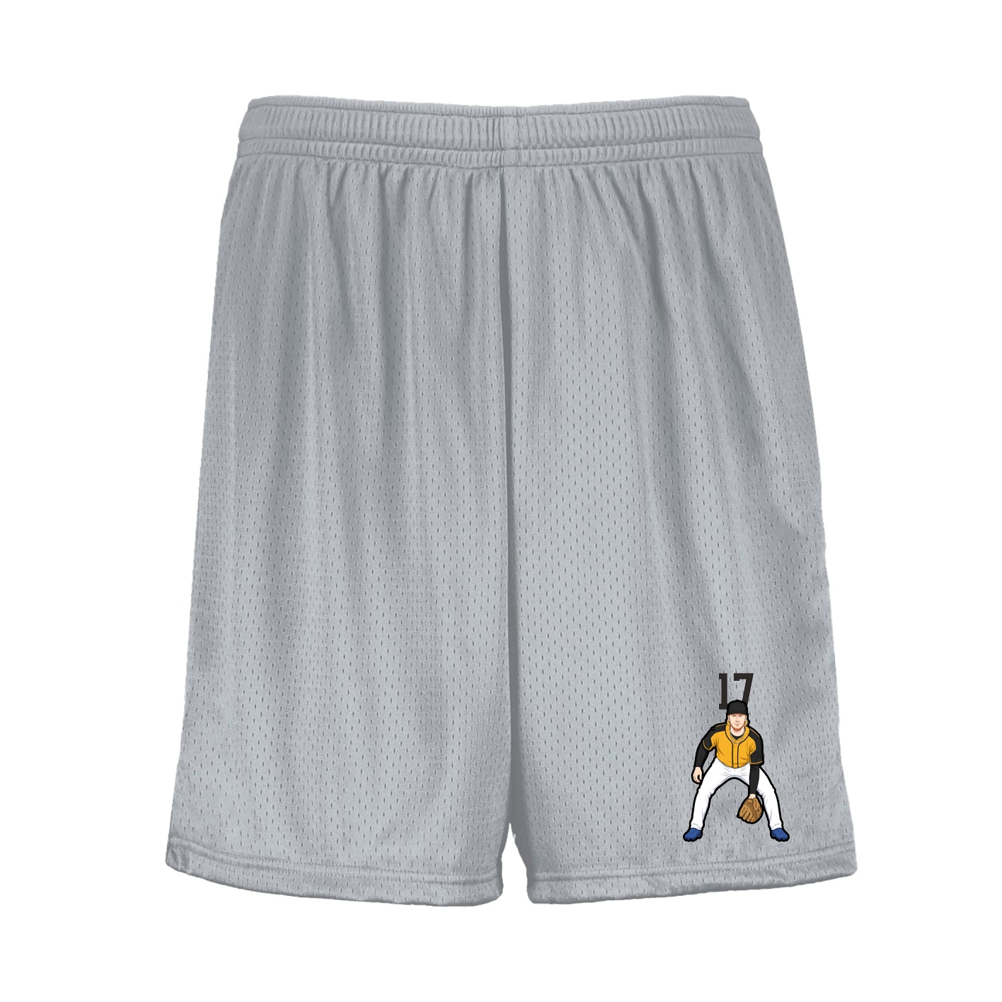 Shorts — Number Top in Silver