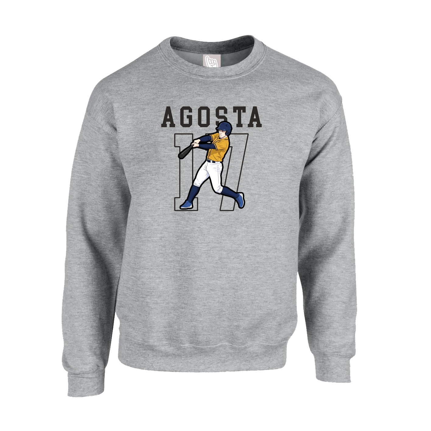 Fleece Crew — Shirsey in Grey