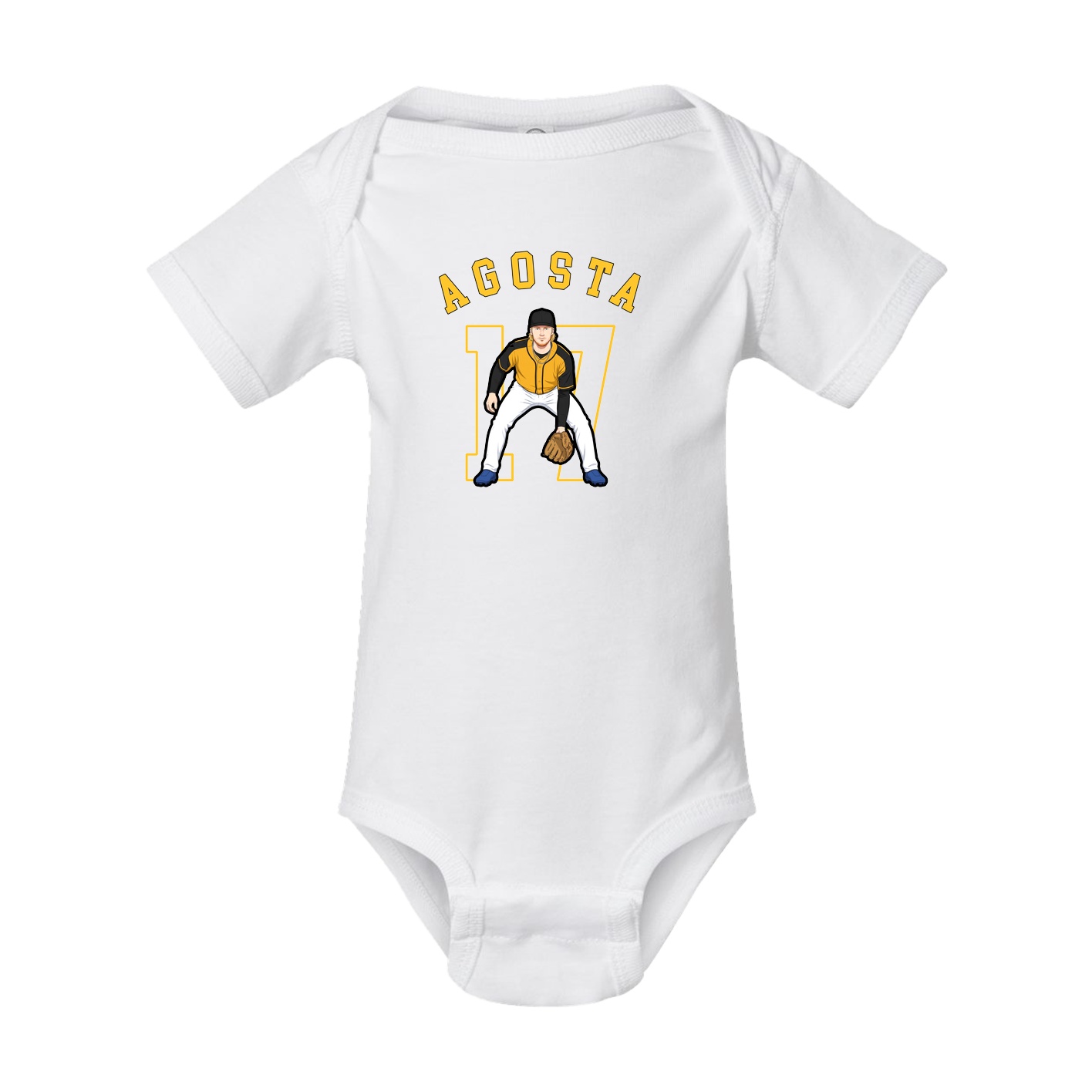 Baby Onesie — Shirsey Arch in White