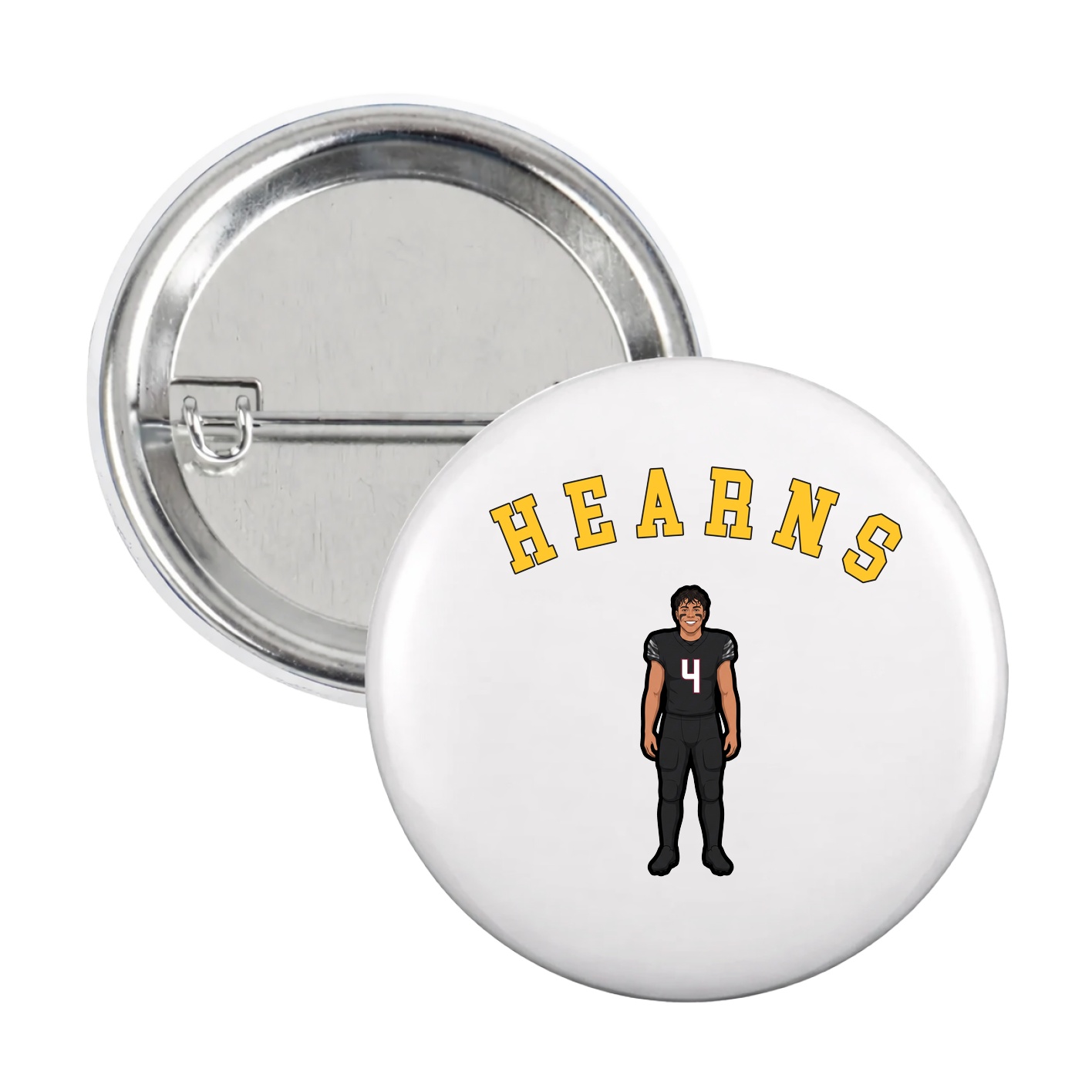 Game Day Button — Shirsey Arch in White