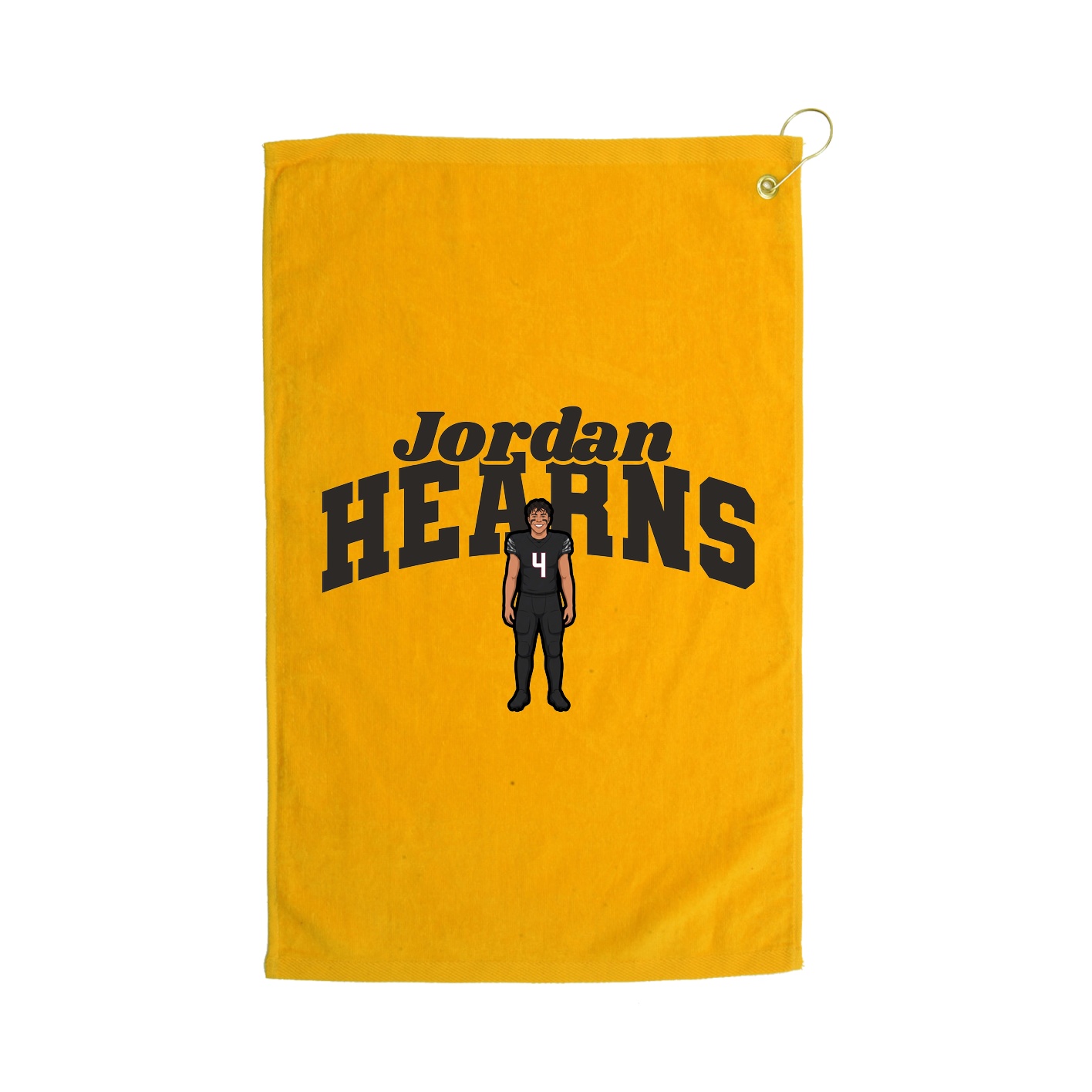 Golf Towel — Signature Arch in Gold