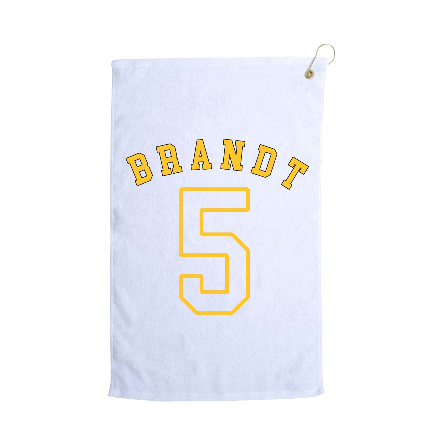 Golf Towel — Shirsey Arch in White