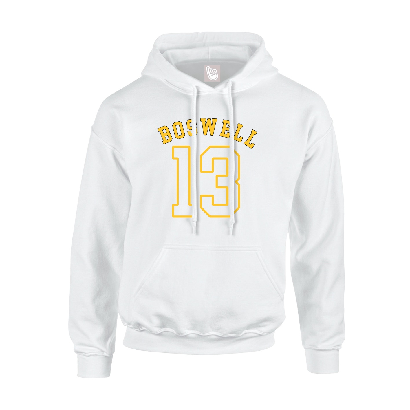 Hoodie — Shirsey Arch in White